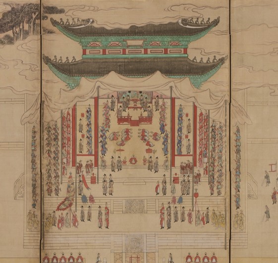 조대비 사순칭경진하도 병풍 (1) 이미지