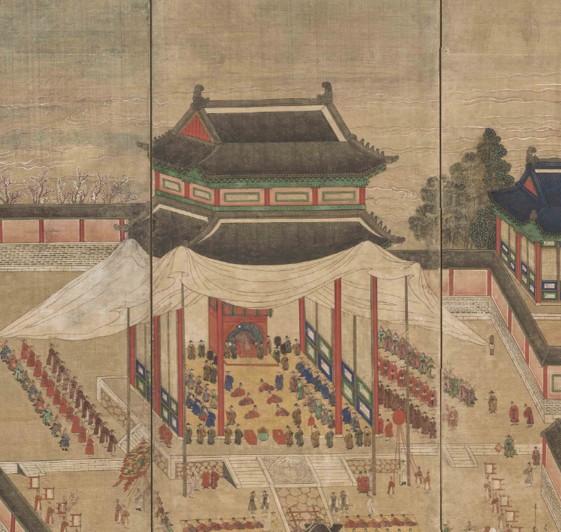 왕세자탄강진하도 병풍 (1) 이미지